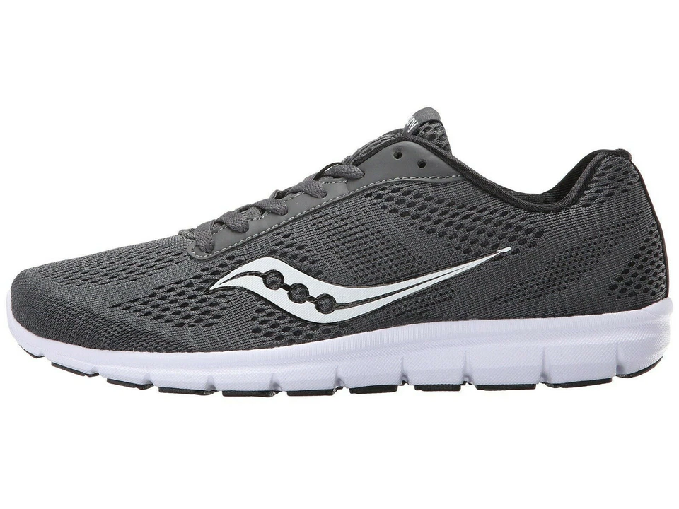 Zapatos para correr Saucony ideales de rejilla para mujer, S15269-1, gris/blanco, talla US 6,5 Foto 4 de 4