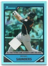 2007 Bowman Draft Future's Game Prospects Bases #106 Michael Saunders RC GU /135