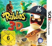 Nintendo 3DS - Rabbids 3D De Modul Neuwertig