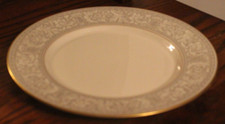Lot of 4 Franciscan Masterpiece Renaissance Gold Trim Dinner Plate Vintage