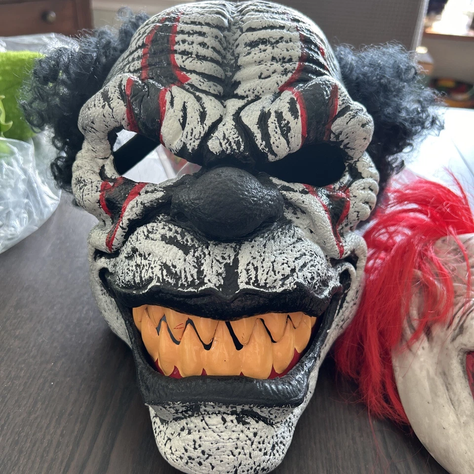 California costume Last Laugh the Scary Clown Mask Halloween Adult High end Pads - Image 2 of 4