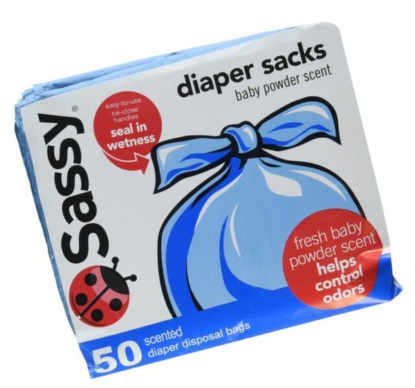 3 Set Sassy Disposable Diaper Sacks 50 Count Fast Baby Scented for sale