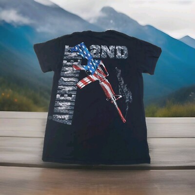 Right To Bear Arms Men's Shirt 2nd Amendment Guns Rights AR15 Sz Medium A27