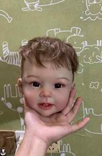 28" Unassembled Reborn Baby Doll Kit Boy Artist Painted Hand-Rooted Hair DIY Toy