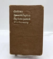 1967 Vtg Pocket Dictionary Translation Collins Spanish-English English-Spanish