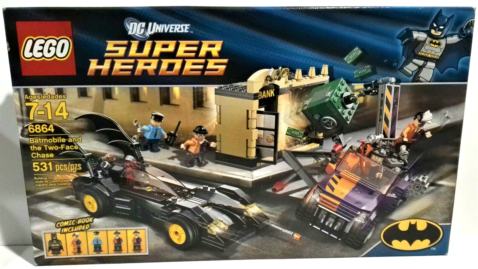 LEGO? DC Universe Super Heroes Batman Batmobile & Two Face Chase