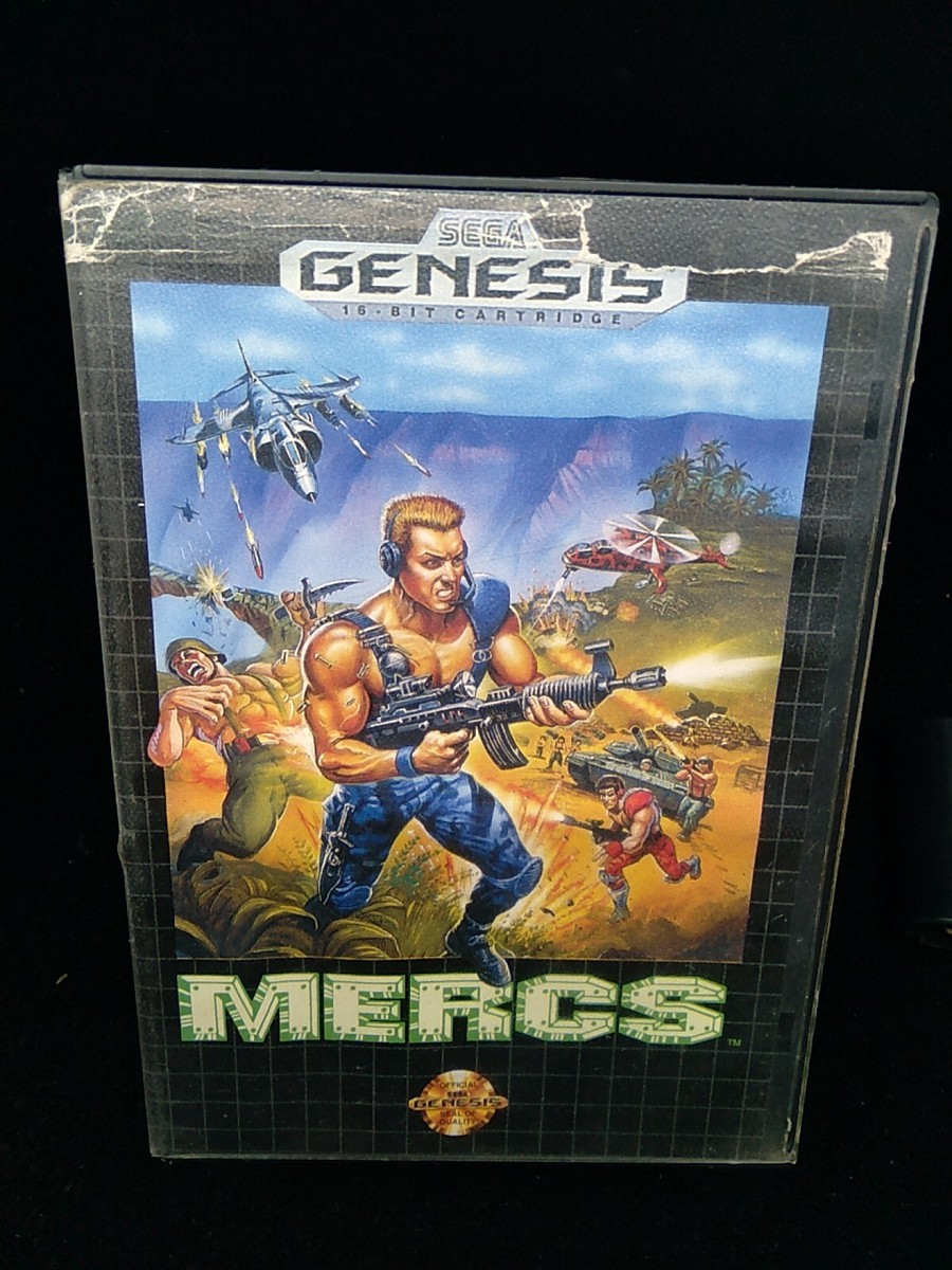 Jeu Vidéo Sega Mega Drive / Genesis - Mercs (Mercenaires) - Bon état - Cartouche D'origine