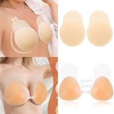 Silicone Self-Adhesive Bra Stick On Push Up Strapless Backless Invisible Bras US