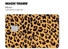 Credit/Debit Card SMART Sticker/protector small chip Leopard Animal Print