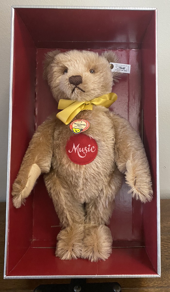 テディベア　シュタイフ　ぬいぐるみ　　ミュージックベア　ヴィンテージ テディベアシュタイフぬいぐるみミュージックベアヴィンテージ