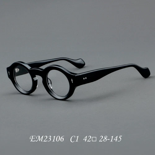 Acetate Round Retro Eyeglasses Men Women Reading Glasses Classic Thick Frames - Picture 25 of 35