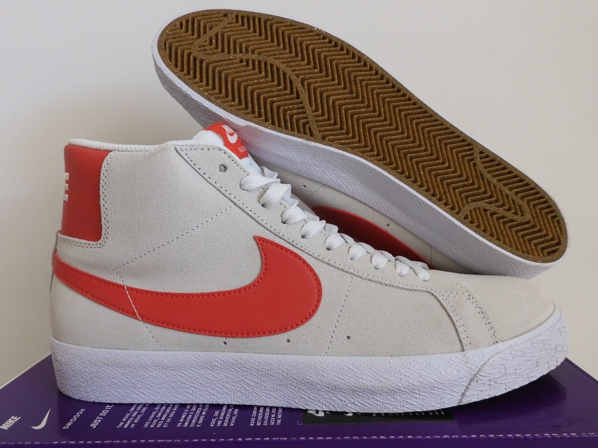NIKE SB ZOOM BLAZER MID SUMMIT WHITE-LOBSTER SZ [864349-108