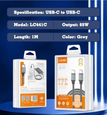 USB c to USB C cable 3ft