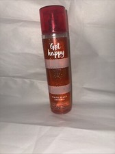 BATH  BODY WORKS GET HAPPY White Peach Sangria FRAGRANCE BODY MIST 8 oz READ