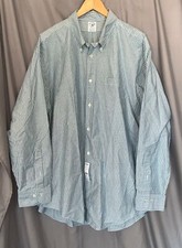 Brooks Brothers Men's XXL Made In USA 100% Cotton NWT Green Regent Dress Shirt!