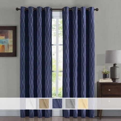 Cortinas de Ventana geométrico Royal