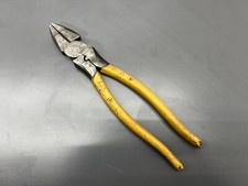 (N) VINTAGE IDEAL INDUSTRIES No. 430 LINESMAN PLIERS 9.5" HEAVY DUTY USA