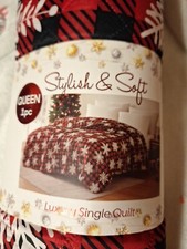 Stylish And Soft Queen Size Christmas Quilt