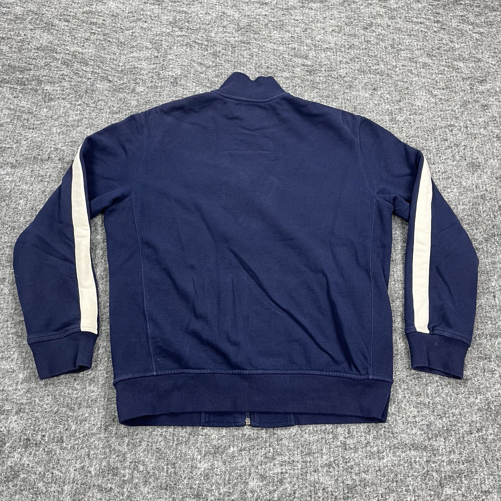 Maglione Polo Ralph Lauren giacca da uomo grande blu rosso pony cerniera intera cerniera