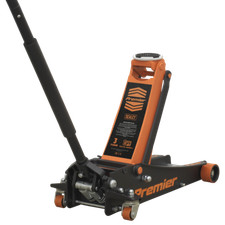Trolley Jack 3 Tonne Low Profile Rocket Lift Orange