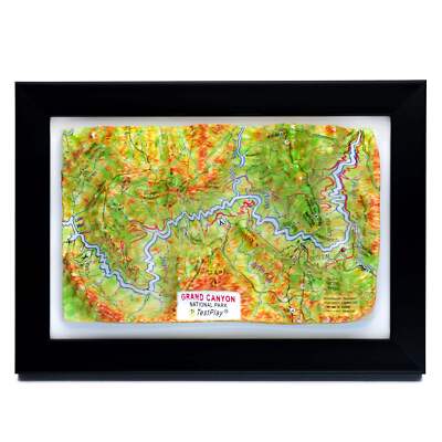 Grand Canyon National Park 3D Raised Relief Map