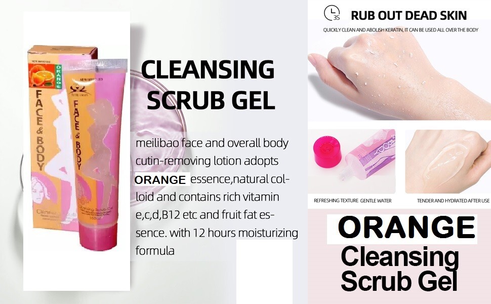 MEILIBAO CLEAN FACE & BODY CLEANSING SCRUB GEL 100ML EXFOLIANTE GEL