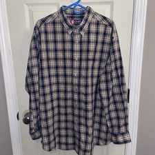 Chaps Ralph Lauren Vintage Mens Button Down Multicolor XL Button Down Collar