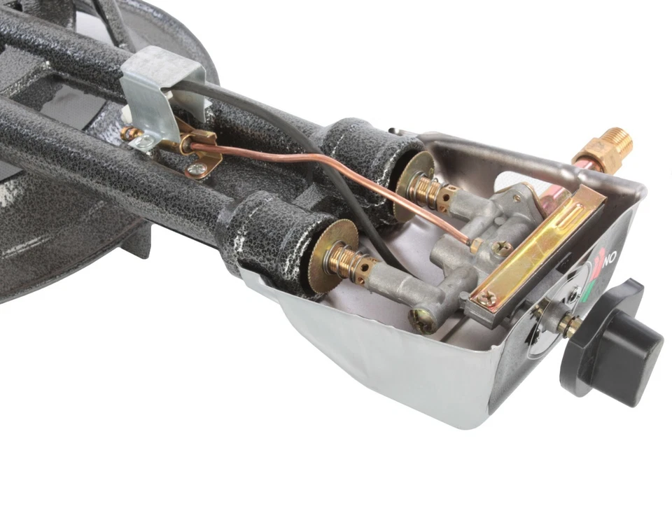 Hockerkocher Gaskocher Gasbrenner Campingkocher Wok 9kW Schlauch Druckminderer - Bild 4 von 4