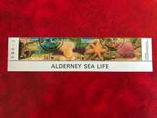 ALDERNEY 1993 USED WWF ENDANGERED SPECIES LOBSTER STARFISH SEA URCHIN ANEMONE
