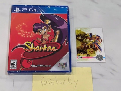 Shantae (PS4 Playstation 4) NEW SEALED W/CARD MINT, RARE US LRG RELEASE!