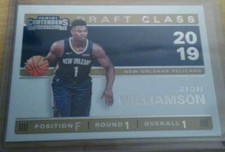 2019-20 PANINI CONTENDERS BASKETBALL ZION WILLIAMSON RC Draft Class
