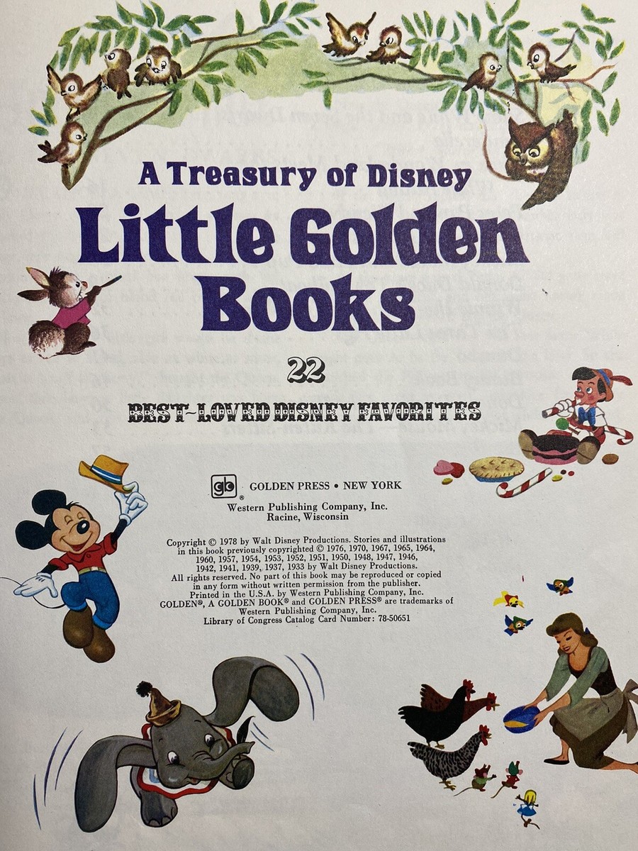 リトルゴールデンブックス　1978年　10冊　アンティーク　ディズニー VINTAGE 1978' Hard Copy Treasury of Disney Little Golden