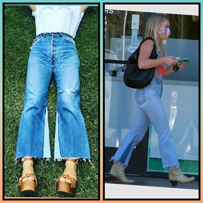 Re/Done x Levi’s High Rise Crop RE/DONE x Levi's | High Rise Wide Leg Crop
