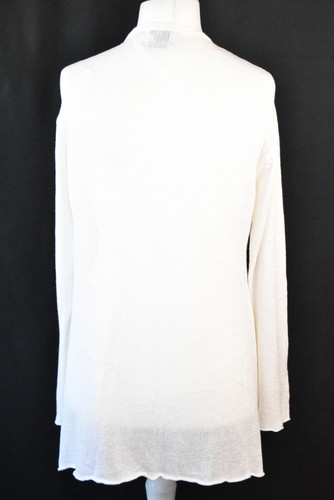 THE MASAI Womens Jumper Beige Cardogan Top Knit White Long Sleeve Size XL - Picture 4 of 9