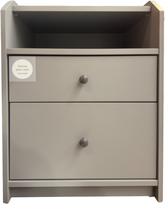 Brand New IKEA HAUGA 2-Drawer Chest Gray 50x46 cm (19 x18  ") 005.761.77  | eBay