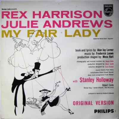 Frederick Loewe My Fair Lady NEAR MINT Philips Vinyl LP
