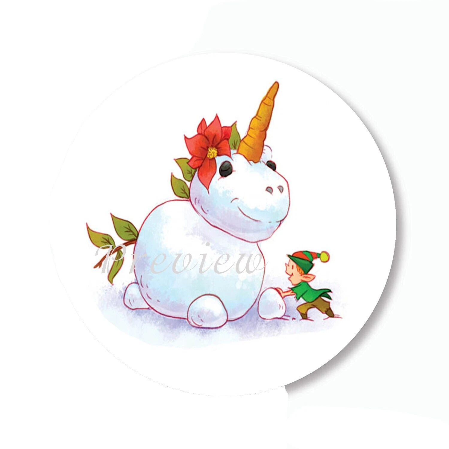 圣诞节独角兽派对礼品和回礼