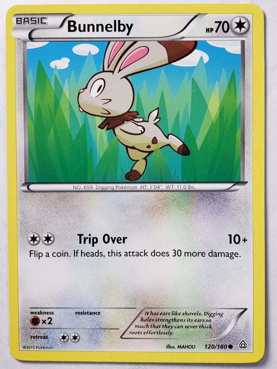 bunnelby pokemon card (111/146) [XY: Base Set] – Brainwash Cards Evolves from null Type Bunnelby Cards | Dex -