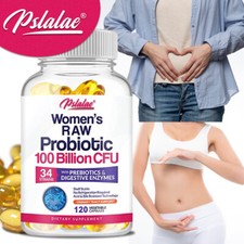 Women's RAW Probiotic 100 Billion CFU - Contains Prebiotics, Digestive Enzymes