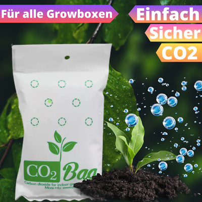CO2 Bag Kohlendioxid-Tüte Booster Pflanzen Indoor Dünger Blüte für Growbox CO 2
