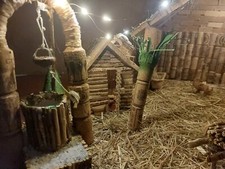 PRESEPE DI TAPPI DI SUGHERO FATTO A MANO - ARTIGIANALE