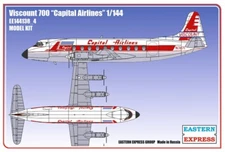 Eastern Express 1/144 Vickers Viscount Type 700 Capital Airlines Model Kit