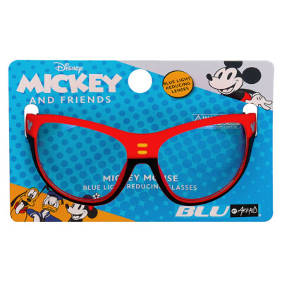Sun Staches Disney Mickey Mouse Classic Colors Blue Light Reducing Glasses 
