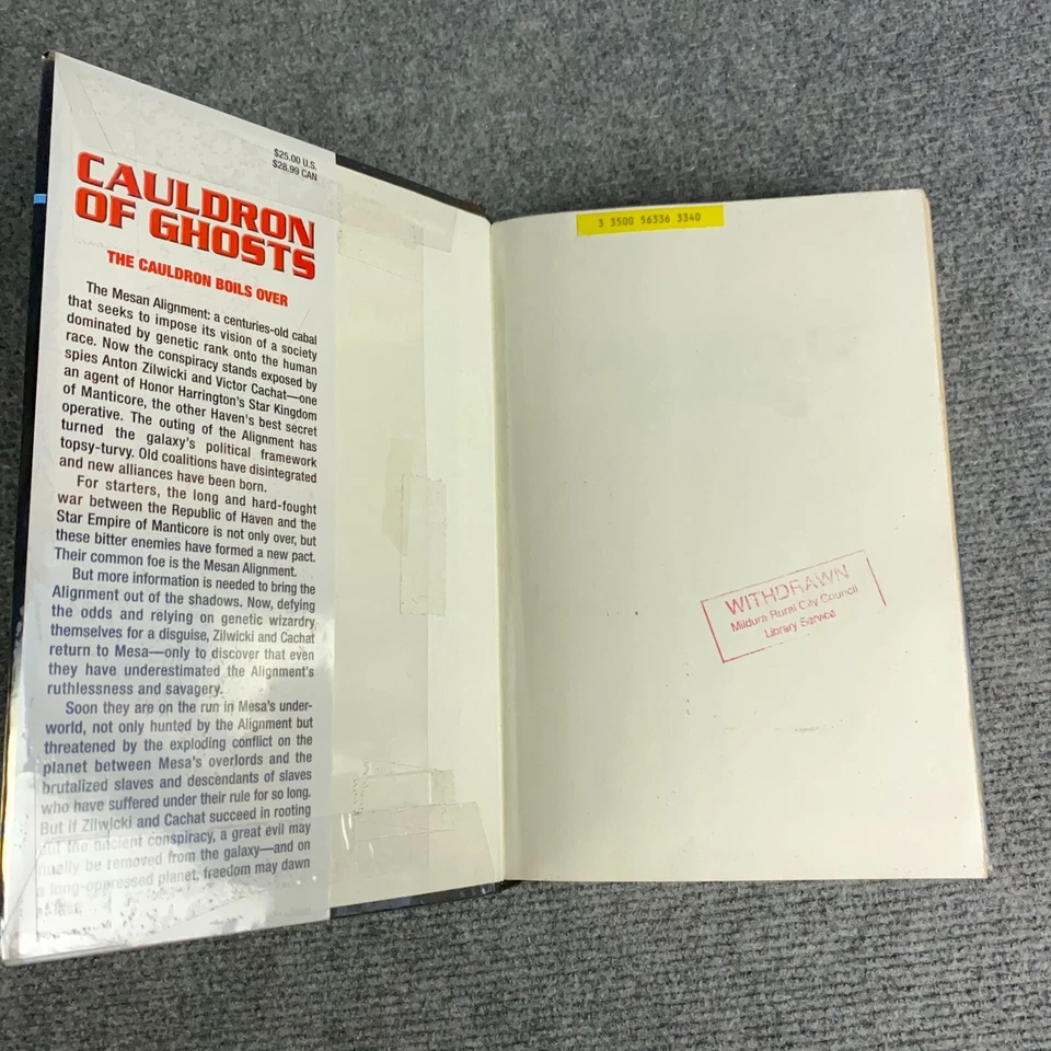 Cauldron of Ghosts David Weber Eric Flint 2014 1st Printing Hardcover DJ Sci-Fi - Image 3 of 4