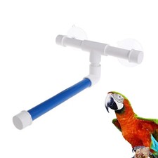 Parrot Stand Shower Suction Cup Bath Stands Bird Perch for Window