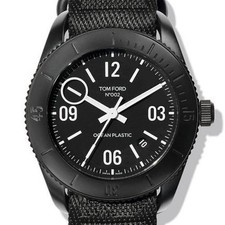 TOM FORD Ocean Plastic Sport Automatic Watch N.002 Matte Black
