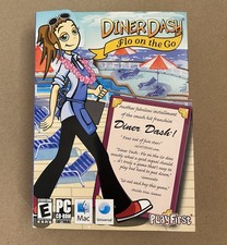 Diner Dash Flo On The Go PC MAC Game 2006 Complete In Box