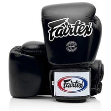 Fairtex Universal BGV1 Breathable Boxing Gloves 16oz Black NWOT