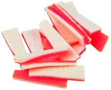 Orange Fish n Strips 15 Ct Saltwater Fishing Bait for Surf Trolling and Jigs