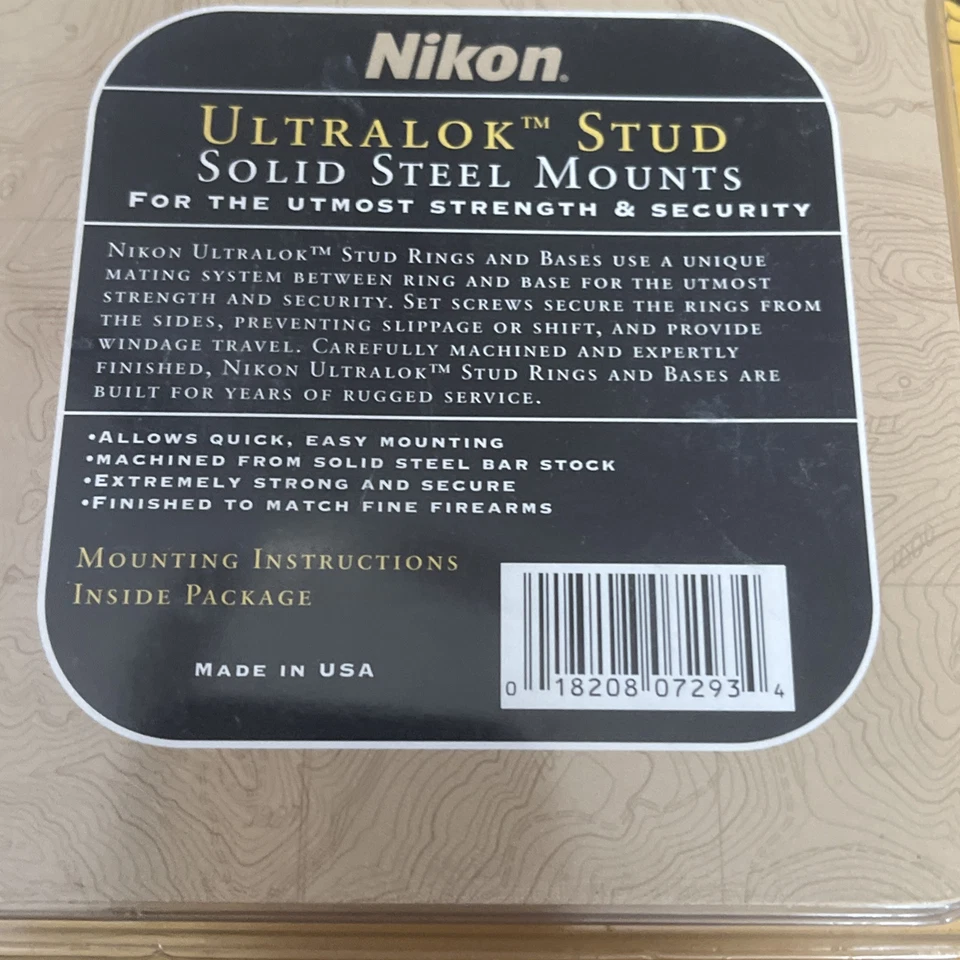Base de pernos Nikon de dos piezas, Winchester 94 ángulo de expulsión, #7293, NOS (2-3) Foto 4 de 4